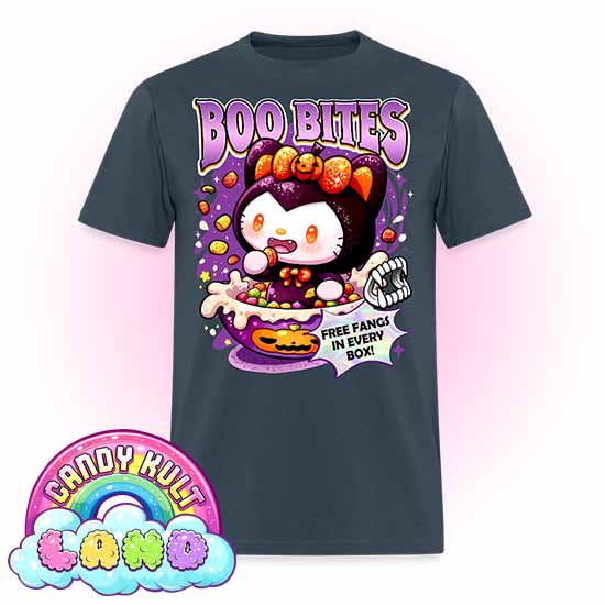 Boo Bites Cereal - Candy Kult Land Men's / Unisex Classic T-Shirt - Candy Kult - Candy Cult - Candy Kult Land - Wishbone - Boo Kitty - Panku - Frosti - Toxic Kitten - Hex-Heart - Cult Candy - Cake High Heels - [product_vendor}