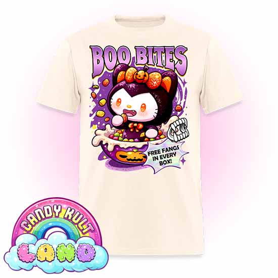 Boo Bites Cereal - Candy Kult Land Men's / Unisex Classic T-Shirt - Candy Kult - Candy Cult - Candy Kult Land - Wishbone - Boo Kitty - Panku - Frosti - Toxic Kitten - Hex-Heart - Cult Candy - Cake High Heels - [product_vendor}