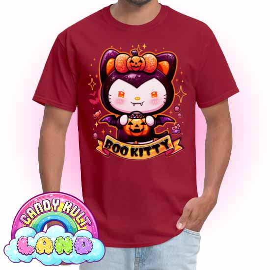 Boo Kitty - Candy Kult Land COLOUR Men's / Unisex Classic T-Shirt - Candy Kult - Candy Cult - Candy Kult Land - Wishbone - Boo Kitty - Panku - Frosti - Toxic Kitten - Hex-Heart - Cult Candy - Cake High Heels - [product_vendor}