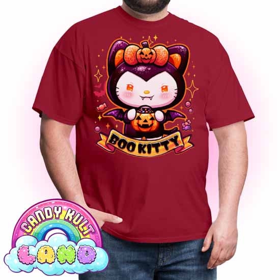 Boo Kitty - Candy Kult Land COLOUR Men's / Unisex Classic T-Shirt - Candy Kult - Candy Cult - Candy Kult Land - Wishbone - Boo Kitty - Panku - Frosti - Toxic Kitten - Hex-Heart - Cult Candy - Cake High Heels - [product_vendor}