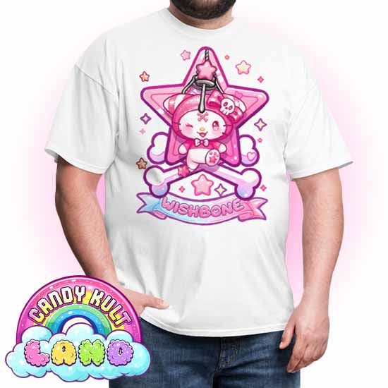 Wishbone Claw Machine Logo - Candy Kult Land Men's / Unisex Classic T-Shirt - Candy Kult - Candy Cult - Candy Kult Land - Wishbone - Boo Kitty - Panku - Frosti - Toxic Kitten - Hex-Heart - Cult Candy - Cake High Heels - [product_vendor}