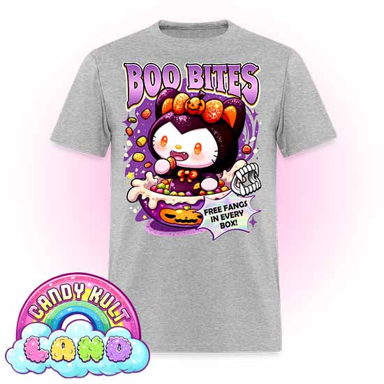 Boo Bites Cereal - Candy Kult Land Men's / Unisex Classic T-Shirt - Candy Kult - Candy Cult - Candy Kult Land - Wishbone - Boo Kitty - Panku - Frosti - Toxic Kitten - Hex-Heart - Cult Candy - Cake High Heels - [product_vendor}
