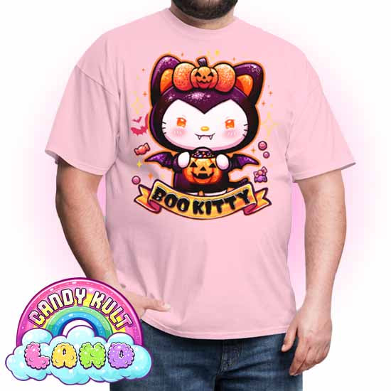 Boo Kitty - Candy Kult Land COLOUR Men's / Unisex Classic T-Shirt - Candy Kult - Candy Cult - Candy Kult Land - Wishbone - Boo Kitty - Panku - Frosti - Toxic Kitten - Hex-Heart - Cult Candy - Cake High Heels - [product_vendor}
