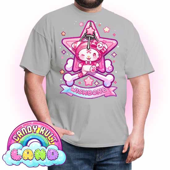 Wishbone Claw Machine Logo - Candy Kult Land Men's / Unisex Classic T-Shirt - Candy Kult - Candy Cult - Candy Kult Land - Wishbone - Boo Kitty - Panku - Frosti - Toxic Kitten - Hex-Heart - Cult Candy - Cake High Heels - [product_vendor}