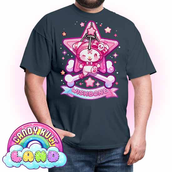 Wishbone Claw Machine Logo - Candy Kult Land Men's / Unisex Classic T-Shirt - Candy Kult - Candy Cult - Candy Kult Land - Wishbone - Boo Kitty - Panku - Frosti - Toxic Kitten - Hex-Heart - Cult Candy - Cake High Heels - [product_vendor}