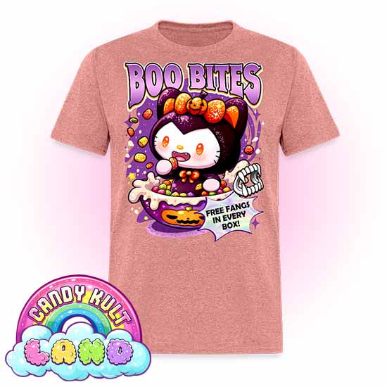 Boo Bites Cereal - Candy Kult Land COLOUR Men's / Unisex Classic T-Shirt - Candy Kult - Candy Cult - Candy Kult Land - Wishbone - Boo Kitty - Panku - Frosti - Toxic Kitten - Hex-Heart - Cult Candy - Cake High Heels - [product_vendor}