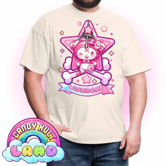 Wishbone Claw Machine Logo - Candy Kult Land Men's / Unisex Classic T-Shirt - Candy Kult - Candy Cult - Candy Kult Land - Wishbone - Boo Kitty - Panku - Frosti - Toxic Kitten - Hex-Heart - Cult Candy - Cake High Heels - [product_vendor}