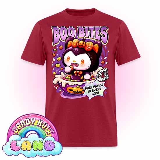 Boo Bites Cereal - Candy Kult Land COLOUR Men's / Unisex Classic T-Shirt - Candy Kult - Candy Cult - Candy Kult Land - Wishbone - Boo Kitty - Panku - Frosti - Toxic Kitten - Hex-Heart - Cult Candy - Cake High Heels - [product_vendor}