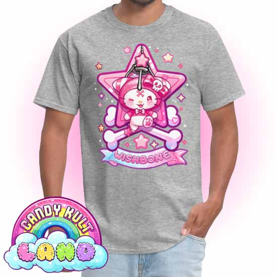 Wishbone Claw Machine Logo - Candy Kult Land Men's / Unisex Classic T-Shirt - Candy Kult - Candy Cult - Candy Kult Land - Wishbone - Boo Kitty - Panku - Frosti - Toxic Kitten - Hex-Heart - Cult Candy - Cake High Heels - [product_vendor}