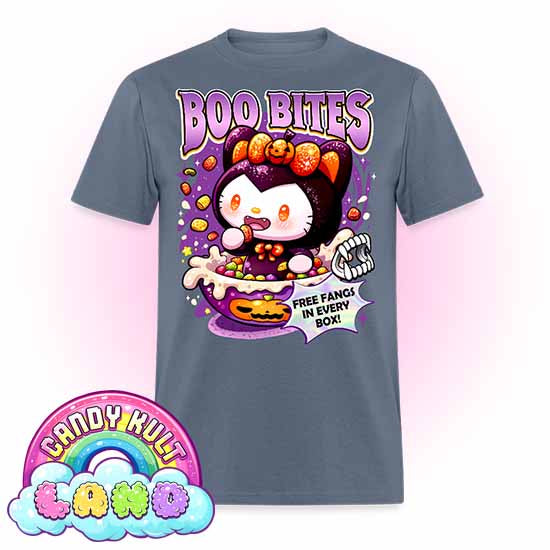 Boo Bites Cereal - Candy Kult Land Men's / Unisex Classic T-Shirt - Candy Kult - Candy Cult - Candy Kult Land - Wishbone - Boo Kitty - Panku - Frosti - Toxic Kitten - Hex-Heart - Cult Candy - Cake High Heels - [product_vendor}