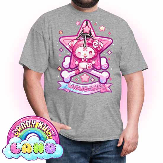 Wishbone Claw Machine Logo - Candy Kult Land Men's / Unisex Classic T-Shirt - Candy Kult - Candy Cult - Candy Kult Land - Wishbone - Boo Kitty - Panku - Frosti - Toxic Kitten - Hex-Heart - Cult Candy - Cake High Heels - [product_vendor}