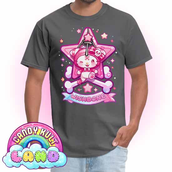 Wishbone Claw Machine Logo - Candy Kult Land Men's / Unisex Classic T-Shirt - Candy Kult - Candy Cult - Candy Kult Land - Wishbone - Boo Kitty - Panku - Frosti - Toxic Kitten - Hex-Heart - Cult Candy - Cake High Heels - [product_vendor}