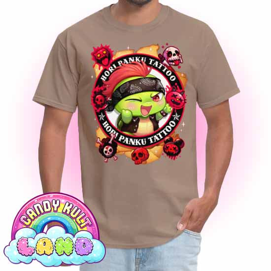 Hori Panku Tattoo - Candy Kult Land Men's / Unisex Classic T-Shirt - Candy Kult - Candy Cult - Candy Kult Land - Wishbone - Boo Kitty - Panku - Frosti - Toxic Kitten - Hex-Heart - Cult Candy - Cake High Heels - [product_vendor}