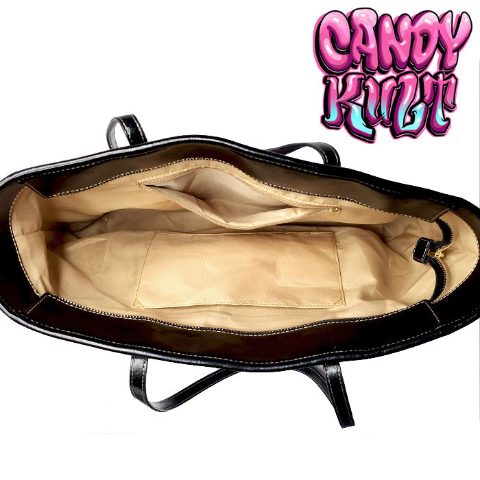 Winnie Coffee Candy Toons Large Tote Bag - Candy Kult - Candy Cult - Candy Kult Land - Wishbone - Boo Kitty - Panku - Frosti - Toxic Kitten - Hex-Heart - Cult Candy - Cake High Heels - [product_vendor}