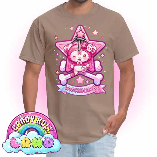 Wishbone Claw Machine Logo - Candy Kult Land Men's / Unisex Classic T-Shirt - Candy Kult - Candy Cult - Candy Kult Land - Wishbone - Boo Kitty - Panku - Frosti - Toxic Kitten - Hex-Heart - Cult Candy - Cake High Heels - [product_vendor}