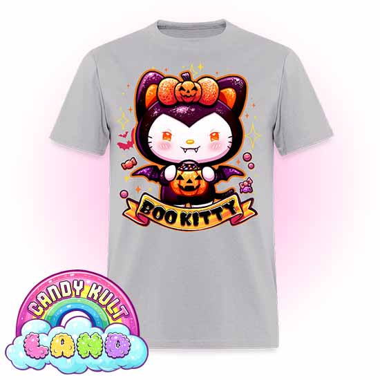 Boo Kitty - Candy Kult Land Men's / Unisex Classic T-Shirt - Candy Kult - Candy Cult - Candy Kult Land - Wishbone - Boo Kitty - Panku - Frosti - Toxic Kitten - Hex-Heart - Cult Candy - Cake High Heels - [product_vendor}