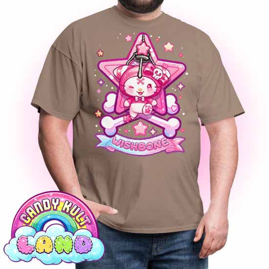 Wishbone Claw Machine Logo - Candy Kult Land Men's / Unisex Classic T-Shirt - Candy Kult - Candy Cult - Candy Kult Land - Wishbone - Boo Kitty - Panku - Frosti - Toxic Kitten - Hex-Heart - Cult Candy - Cake High Heels - [product_vendor}