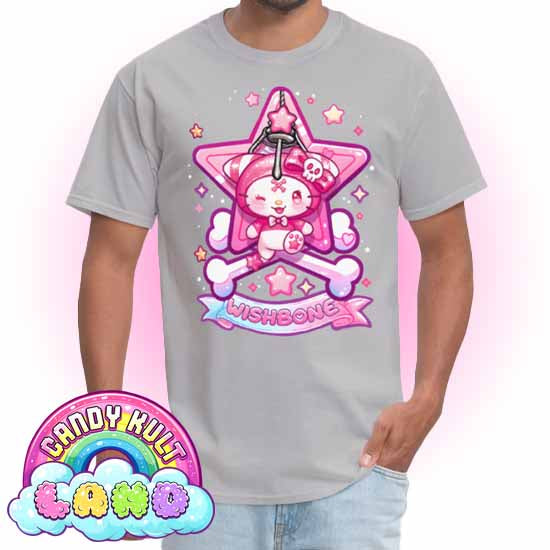Wishbone Claw Machine Logo - Candy Kult Land Men's / Unisex Classic T-Shirt - Candy Kult - Candy Cult - Candy Kult Land - Wishbone - Boo Kitty - Panku - Frosti - Toxic Kitten - Hex-Heart - Cult Candy - Cake High Heels - [product_vendor}