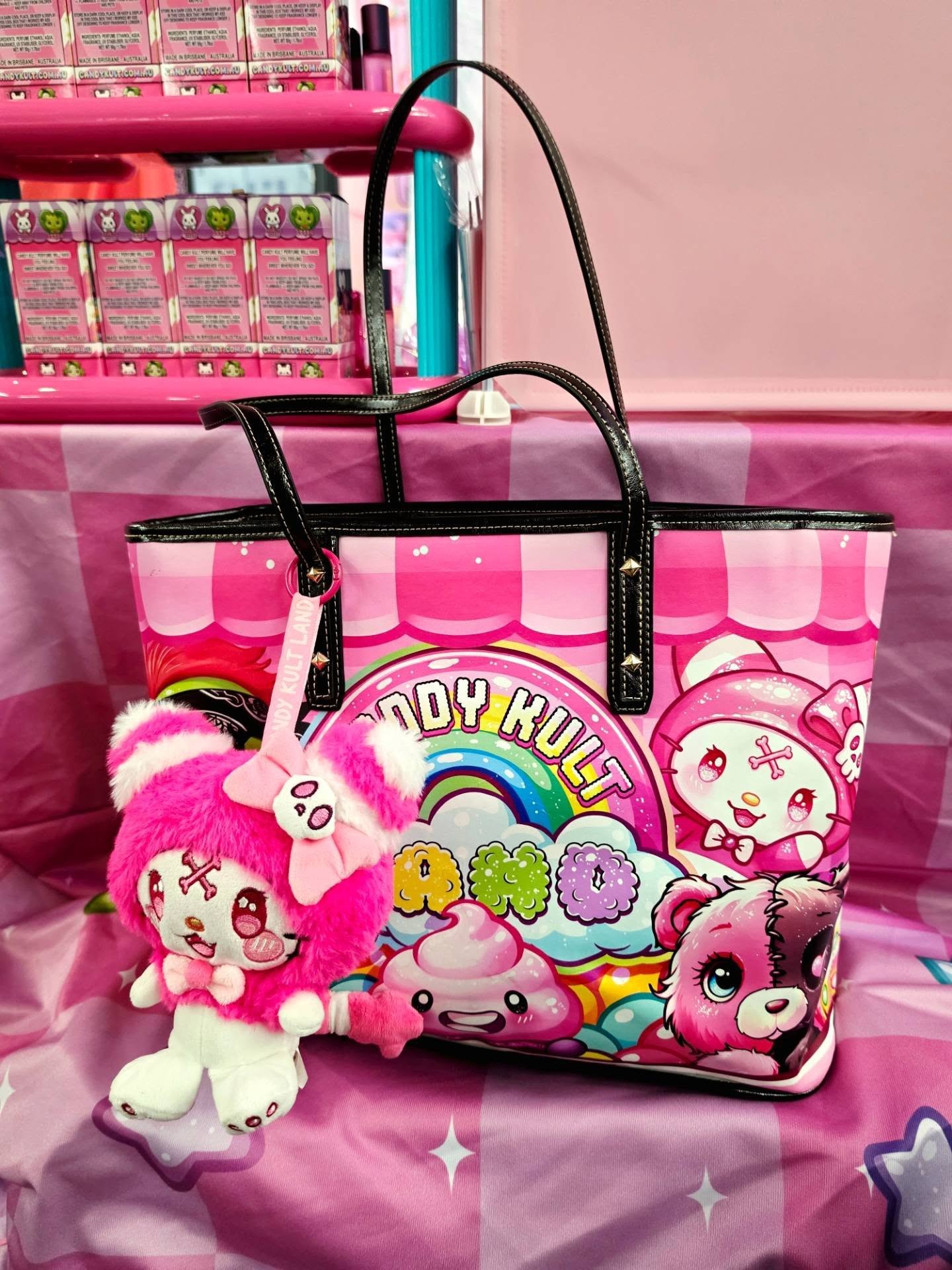 Claw Machine Arcade Candy Kult Land Large Tote Bag