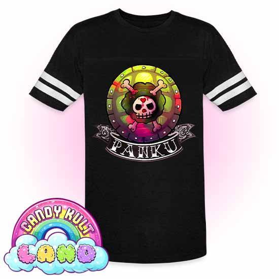 Panku Logo  - Candy Kult Land Men's / Unisex Vintage Sport T-Shirt - Candy Kult - Candy Cult - Candy Kult Land - Wishbone - Boo Kitty - Panku - Frosti - Toxic Kitten - Hex-Heart - Cult Candy - Cake High Heels - [product_vendor}