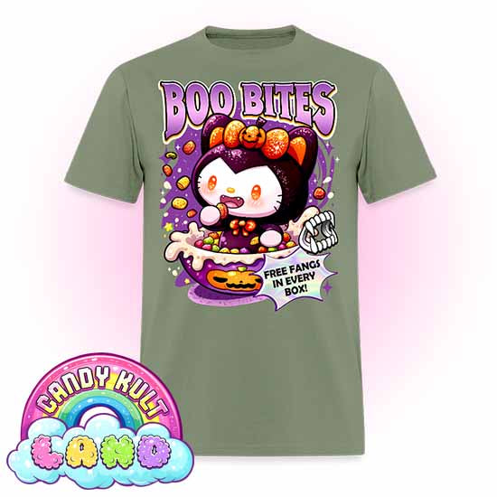 Boo Bites Cereal - Candy Kult Land COLOUR Men's / Unisex Classic T-Shirt - Candy Kult - Candy Cult - Candy Kult Land - Wishbone - Boo Kitty - Panku - Frosti - Toxic Kitten - Hex-Heart - Cult Candy - Cake High Heels - [product_vendor}