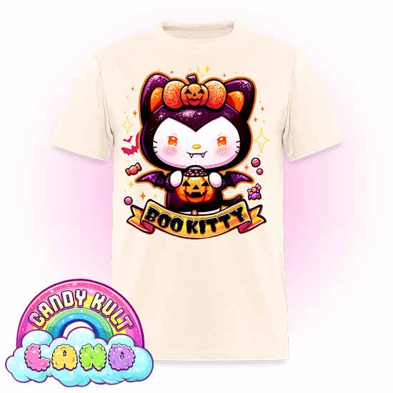 Boo Kitty - Candy Kult Land Men's / Unisex Classic T-Shirt - Candy Kult - Candy Cult - Candy Kult Land - Wishbone - Boo Kitty - Panku - Frosti - Toxic Kitten - Hex-Heart - Cult Candy - Cake High Heels - [product_vendor}