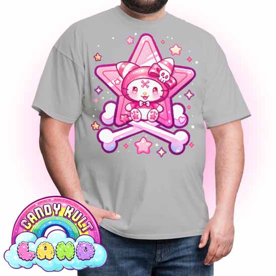 Wishbone Crossbones - Candy Kult Land Men's / Unisex Classic T-Shirt - Candy Kult - Candy Cult - Candy Kult Land - Wishbone - Boo Kitty - Panku - Frosti - Toxic Kitten - Hex-Heart - Cult Candy - Cake High Heels - [product_vendor}