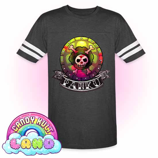 Panku Logo  - Candy Kult Land Men's / Unisex Vintage Sport T-Shirt - Candy Kult - Candy Cult - Candy Kult Land - Wishbone - Boo Kitty - Panku - Frosti - Toxic Kitten - Hex-Heart - Cult Candy - Cake High Heels - [product_vendor}