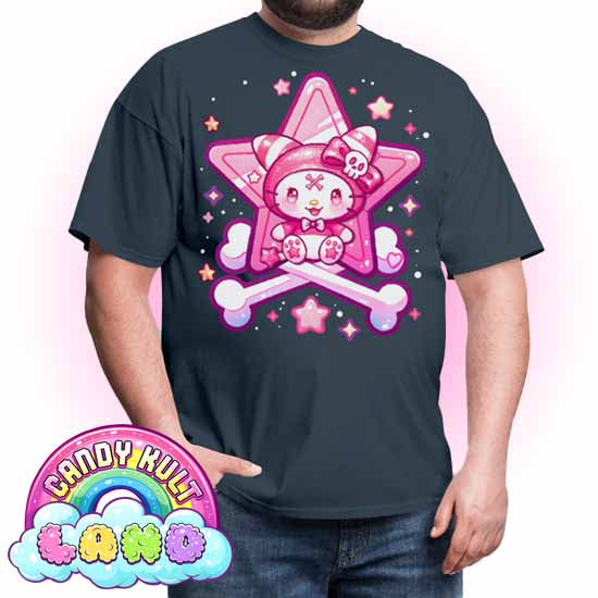 Wishbone Crossbones - Candy Kult Land Men's / Unisex Classic T-Shirt - Candy Kult - Candy Cult - Candy Kult Land - Wishbone - Boo Kitty - Panku - Frosti - Toxic Kitten - Hex-Heart - Cult Candy - Cake High Heels - [product_vendor}