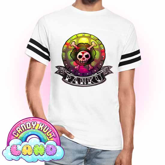Panku Logo  - Candy Kult Land Men's / Unisex Vintage Sport T-Shirt - Candy Kult - Candy Cult - Candy Kult Land - Wishbone - Boo Kitty - Panku - Frosti - Toxic Kitten - Hex-Heart - Cult Candy - Cake High Heels - [product_vendor}