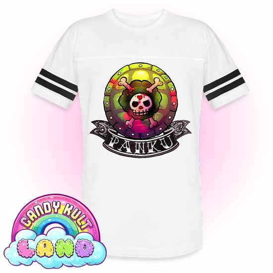 Panku Logo  - Candy Kult Land Men's / Unisex Vintage Sport T-Shirt - Candy Kult - Candy Cult - Candy Kult Land - Wishbone - Boo Kitty - Panku - Frosti - Toxic Kitten - Hex-Heart - Cult Candy - Cake High Heels - [product_vendor}