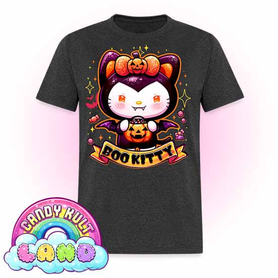 Boo Kitty - Candy Kult Land Men's / Unisex Classic T-Shirt - Candy Kult - Candy Cult - Candy Kult Land - Wishbone - Boo Kitty - Panku - Frosti - Toxic Kitten - Hex-Heart - Cult Candy - Cake High Heels - [product_vendor}