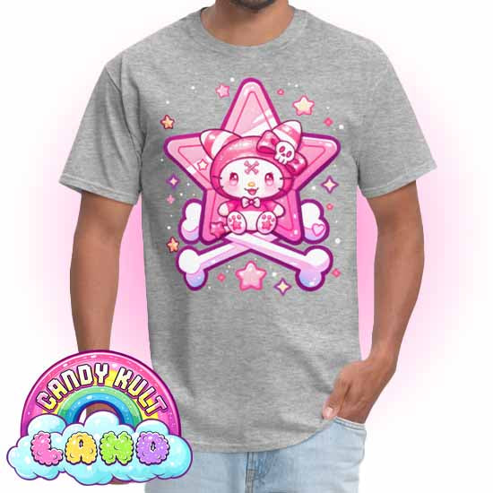 Wishbone Crossbones - Candy Kult Land Men's / Unisex Classic T-Shirt - Candy Kult - Candy Cult - Candy Kult Land - Wishbone - Boo Kitty - Panku - Frosti - Toxic Kitten - Hex-Heart - Cult Candy - Cake High Heels - [product_vendor}