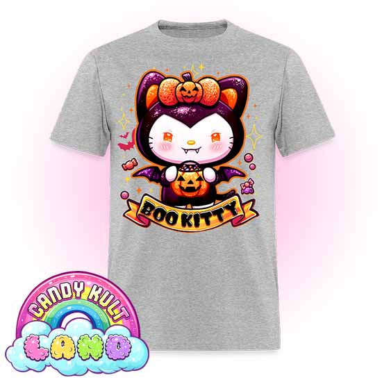 Boo Kitty - Candy Kult Land Men's / Unisex Classic T-Shirt - Candy Kult - Candy Cult - Candy Kult Land - Wishbone - Boo Kitty - Panku - Frosti - Toxic Kitten - Hex-Heart - Cult Candy - Cake High Heels - [product_vendor}