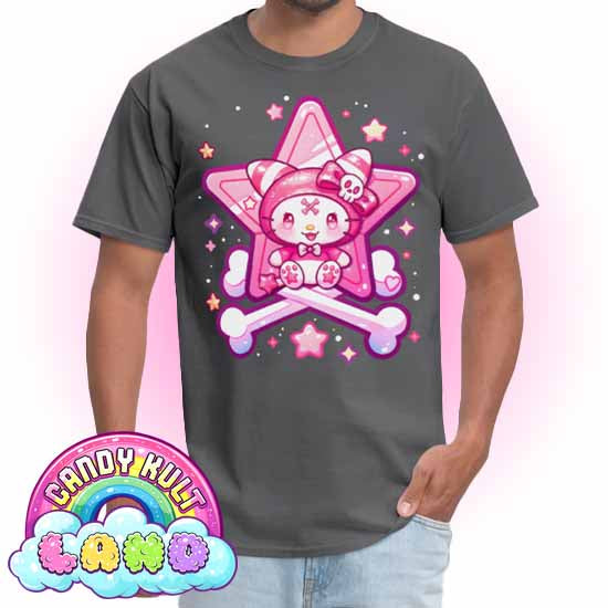 Wishbone Crossbones - Candy Kult Land Men's / Unisex Classic T-Shirt - Candy Kult - Candy Cult - Candy Kult Land - Wishbone - Boo Kitty - Panku - Frosti - Toxic Kitten - Hex-Heart - Cult Candy - Cake High Heels - [product_vendor}