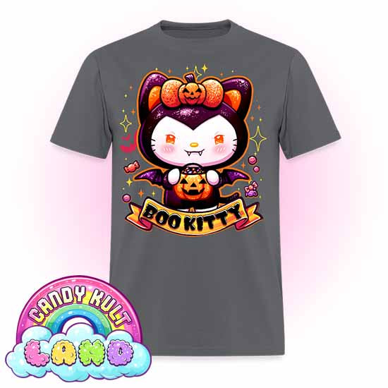 Boo Kitty - Candy Kult Land Men's / Unisex Classic T-Shirt - Candy Kult - Candy Cult - Candy Kult Land - Wishbone - Boo Kitty - Panku - Frosti - Toxic Kitten - Hex-Heart - Cult Candy - Cake High Heels - [product_vendor}