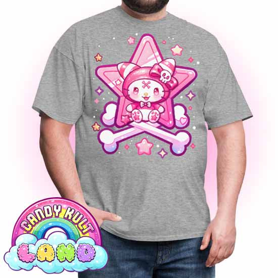 Wishbone Crossbones - Candy Kult Land Men's / Unisex Classic T-Shirt - Candy Kult - Candy Cult - Candy Kult Land - Wishbone - Boo Kitty - Panku - Frosti - Toxic Kitten - Hex-Heart - Cult Candy - Cake High Heels - [product_vendor}