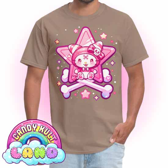 Wishbone Crossbones - Candy Kult Land Men's / Unisex Classic T-Shirt - Candy Kult - Candy Cult - Candy Kult Land - Wishbone - Boo Kitty - Panku - Frosti - Toxic Kitten - Hex-Heart - Cult Candy - Cake High Heels - [product_vendor}