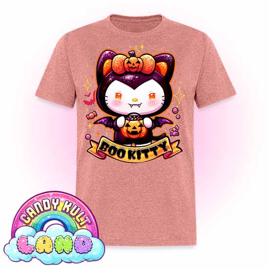 Boo Kitty - Candy Kult Land COLOUR Men's / Unisex Classic T-Shirt - Candy Kult - Candy Cult - Candy Kult Land - Wishbone - Boo Kitty - Panku - Frosti - Toxic Kitten - Hex-Heart - Cult Candy - Cake High Heels - [product_vendor}