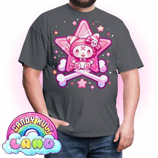 Wishbone Crossbones - Candy Kult Land Men's / Unisex Classic T-Shirt - Candy Kult - Candy Cult - Candy Kult Land - Wishbone - Boo Kitty - Panku - Frosti - Toxic Kitten - Hex-Heart - Cult Candy - Cake High Heels - [product_vendor}