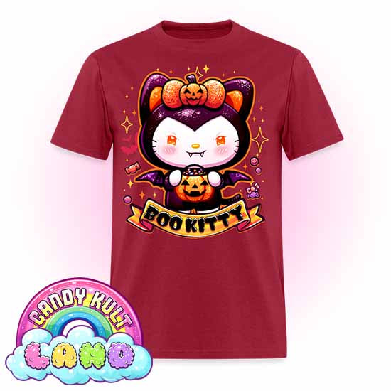 Boo Kitty - Candy Kult Land COLOUR Men's / Unisex Classic T-Shirt - Candy Kult - Candy Cult - Candy Kult Land - Wishbone - Boo Kitty - Panku - Frosti - Toxic Kitten - Hex-Heart - Cult Candy - Cake High Heels - [product_vendor}