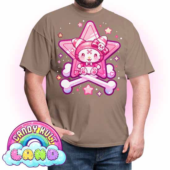 Wishbone Crossbones - Candy Kult Land Men's / Unisex Classic T-Shirt - Candy Kult - Candy Cult - Candy Kult Land - Wishbone - Boo Kitty - Panku - Frosti - Toxic Kitten - Hex-Heart - Cult Candy - Cake High Heels - [product_vendor}