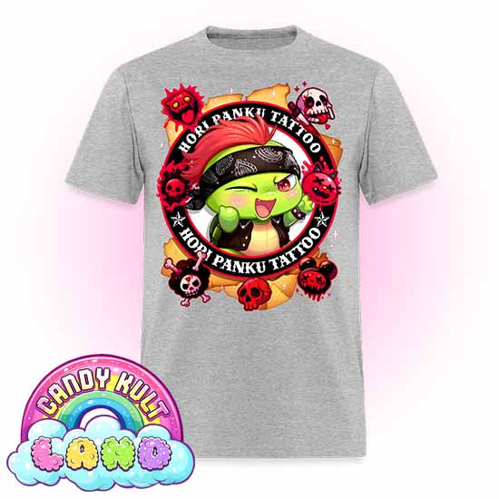 Hori Panku Tattoo - Candy Kult Land Men's / Unisex Classic T-Shirt - Candy Kult - Candy Cult - Candy Kult Land - Wishbone - Boo Kitty - Panku - Frosti - Toxic Kitten - Hex-Heart - Cult Candy - Cake High Heels - [product_vendor}