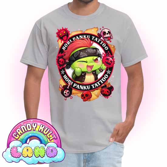 Hori Panku Tattoo - Candy Kult Land Men's / Unisex Classic T-Shirt - Candy Kult - Candy Cult - Candy Kult Land - Wishbone - Boo Kitty - Panku - Frosti - Toxic Kitten - Hex-Heart - Cult Candy - Cake High Heels - [product_vendor}