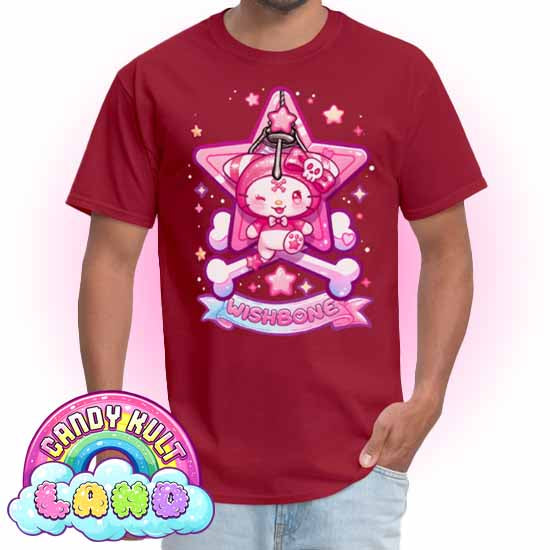 Wishbone Claw Machine Logo - Candy Kult Land COLOUR Men's / Unisex Classic T-Shirt - Candy Kult - Candy Cult - Candy Kult Land - Wishbone - Boo Kitty - Panku - Frosti - Toxic Kitten - Hex-Heart - Cult Candy - Cake High Heels - [product_vendor}