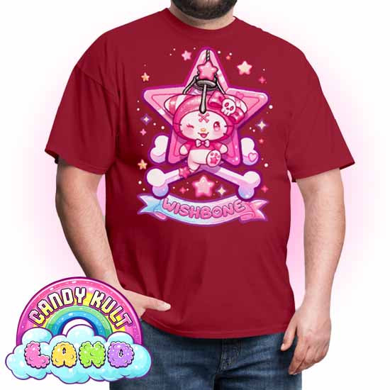 Wishbone Claw Machine Logo - Candy Kult Land COLOUR Men's / Unisex Classic T-Shirt - Candy Kult - Candy Cult - Candy Kult Land - Wishbone - Boo Kitty - Panku - Frosti - Toxic Kitten - Hex-Heart - Cult Candy - Cake High Heels - [product_vendor}