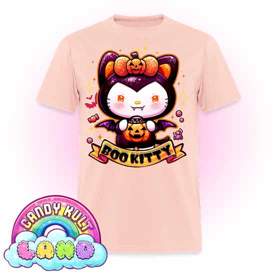 Boo Kitty - Candy Kult Land COLOUR Men's / Unisex Classic T-Shirt - Candy Kult - Candy Cult - Candy Kult Land - Wishbone - Boo Kitty - Panku - Frosti - Toxic Kitten - Hex-Heart - Cult Candy - Cake High Heels - [product_vendor}