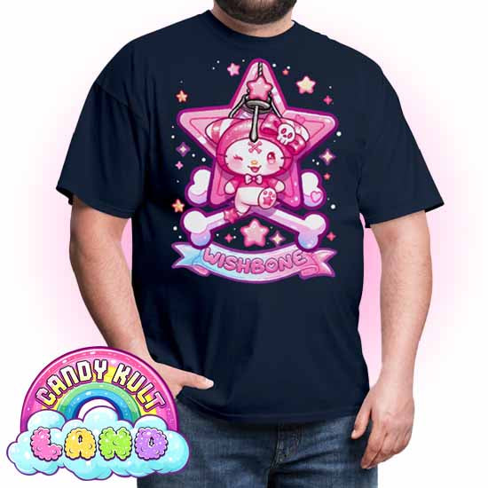 Wishbone Claw Machine Logo - Candy Kult Land COLOUR Men's / Unisex Classic T-Shirt - Candy Kult - Candy Cult - Candy Kult Land - Wishbone - Boo Kitty - Panku - Frosti - Toxic Kitten - Hex-Heart - Cult Candy - Cake High Heels - [product_vendor}