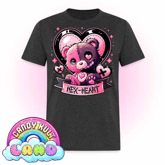 Hex-Heart - Candy Kult Land Men's / Unisex Classic T-Shirt - Candy Kult - Candy Cult - Candy Kult Land - Wishbone - Boo Kitty - Panku - Frosti - Toxic Kitten - Hex-Heart - Cult Candy - Cake High Heels - [product_vendor}