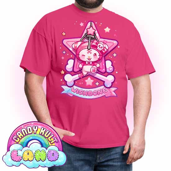 Wishbone Claw Machine Logo - Candy Kult Land COLOUR Men's / Unisex Classic T-Shirt - Candy Kult - Candy Cult - Candy Kult Land - Wishbone - Boo Kitty - Panku - Frosti - Toxic Kitten - Hex-Heart - Cult Candy - Cake High Heels - [product_vendor}